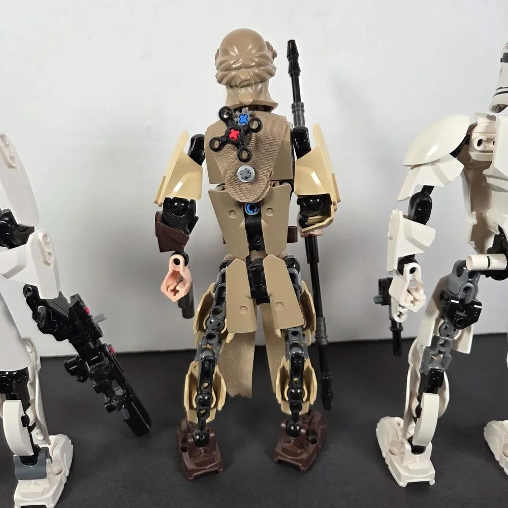 LEGO Star Wars Buildable Figures Rey 75113 First Order Stormtrooper 75114 75531